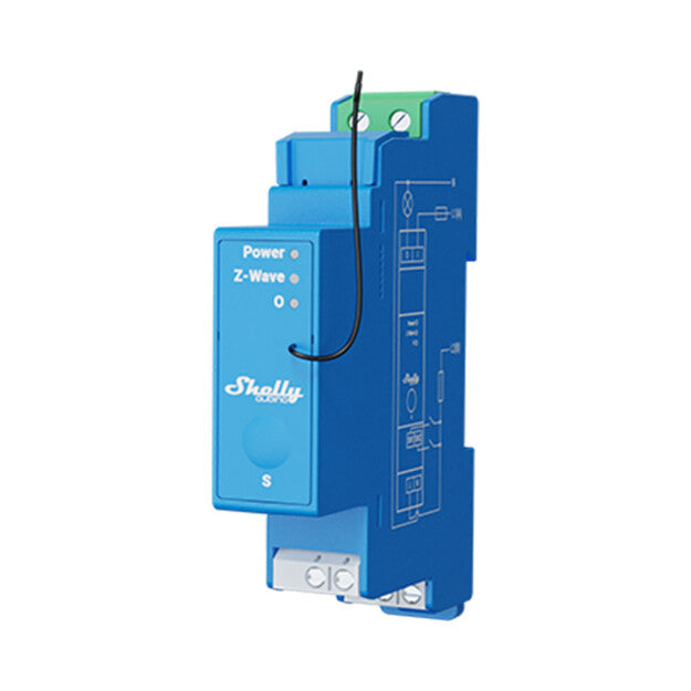 SHELLY Wave PRO 1 Spínací modul na DIN lištu SHELLY Wave PRO 1 Spínací modul na DIN lištu